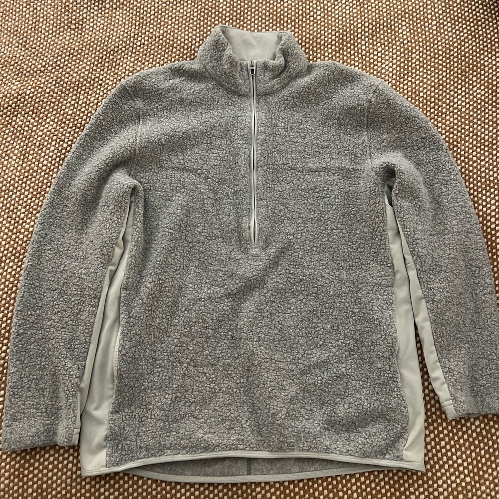 lululemon athletica Men's Gray Zip-Up Sweater
